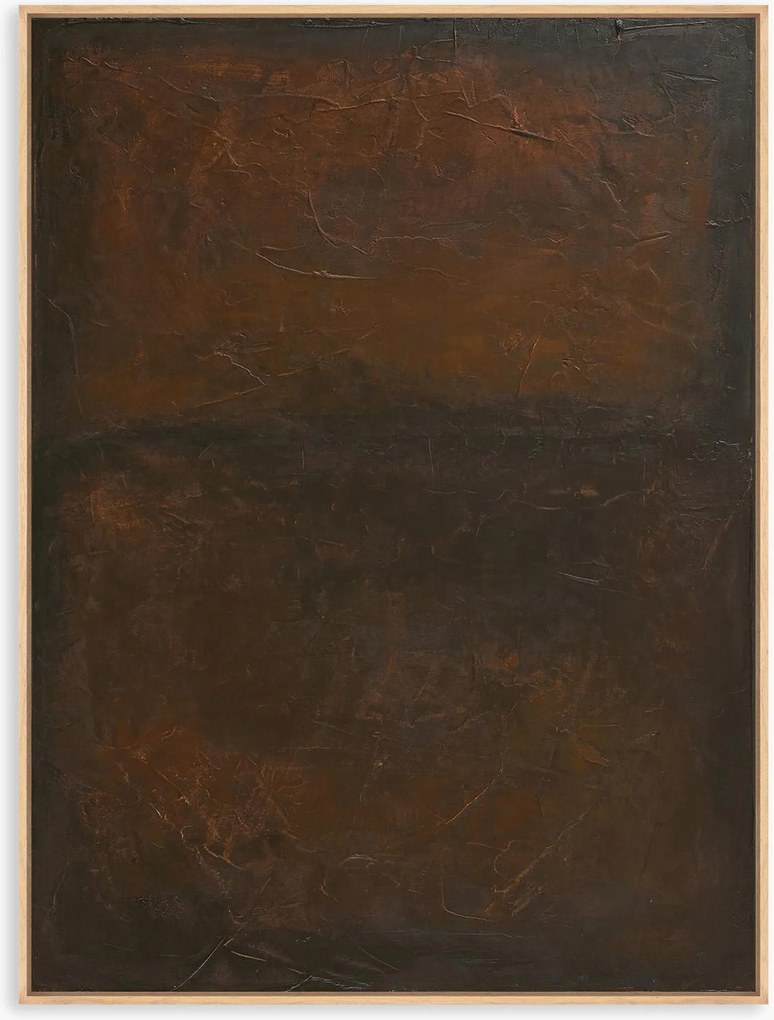 Quadro emoldurado pintado à mão After Dark