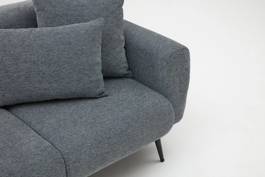Sofá de 3 Lugares Side – Antracite – 235x77x82 cm