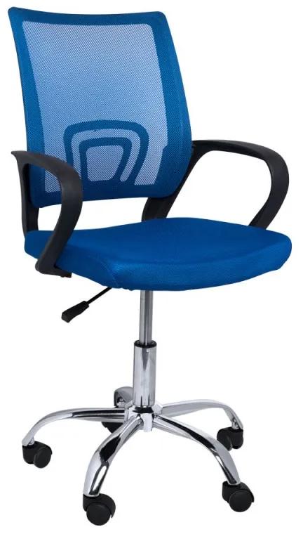 Conjunto Secretária Dek e Cadeira Midi Pro - Azul