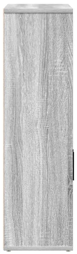 Estante 60x24x85 cm derivados de madeira cinzento sonoma
