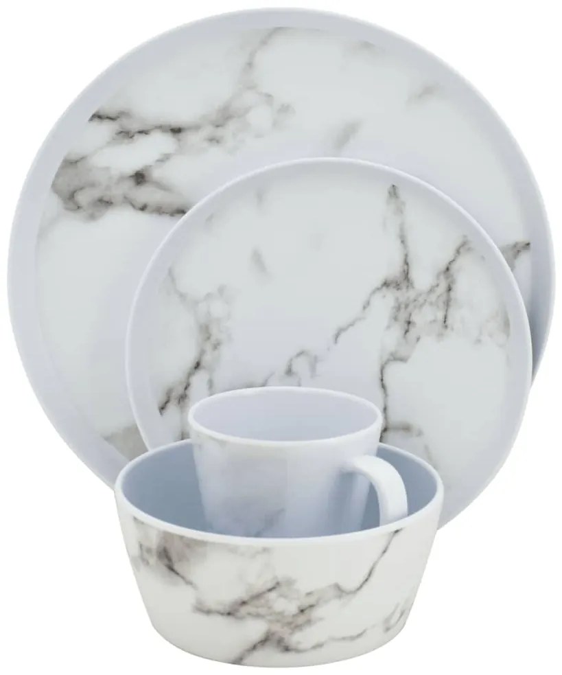446712 Eurotrail 16 pcs Conjunto de louça Marble