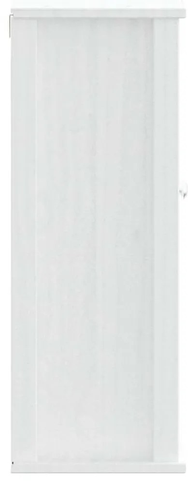 Móvel de parede p/ WC BERG 40x27x71,5 cm pinho maciço branco