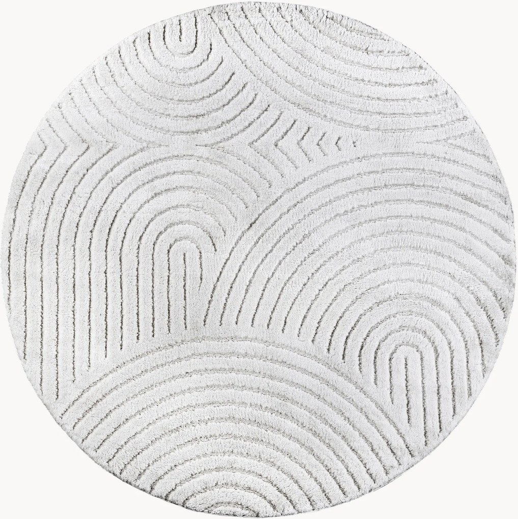 Tapete redondo com relevo New York Panglao