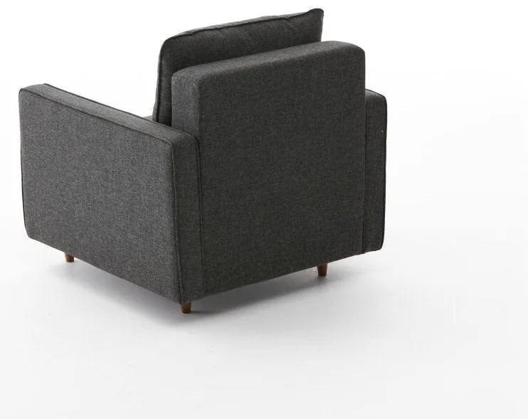 Sofá de 1 Lugar Eva – Antracite – 85x82x90 cm