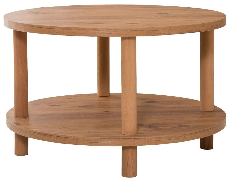 Mesa de Centro Roby – Pinho Atlântico – Diâmetro 70 cm