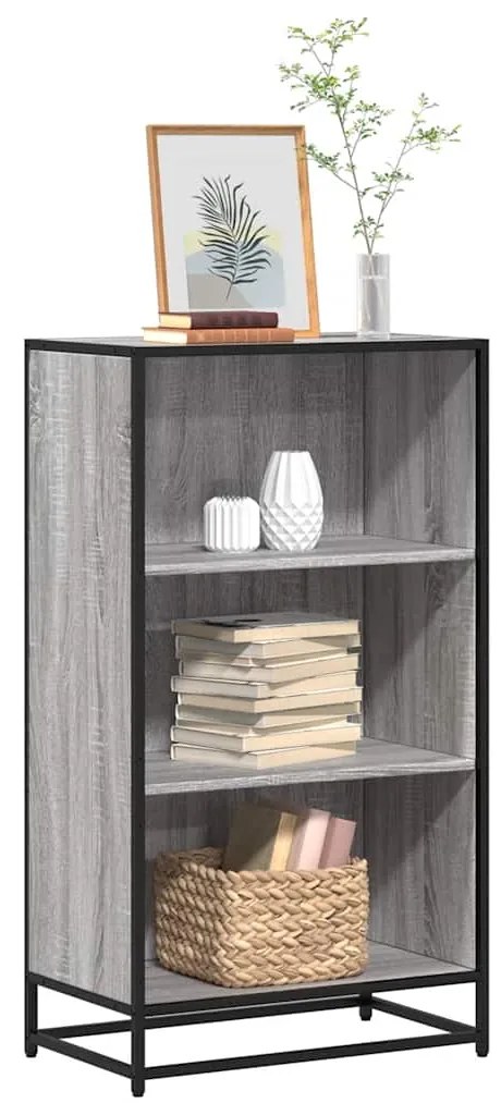 vidaXL Estante 60x35x107,5 cm derivados de madeira cinzento sonoma