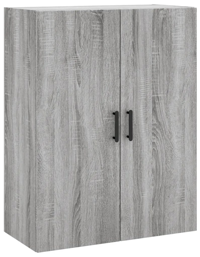 Armário alto 69,5x34x180 cm derivados de madeira sonoma cinza