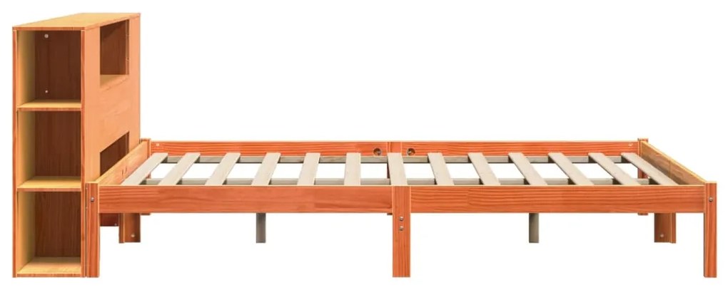 Cama com estante sem colchão 180x200 cm pinho maciço