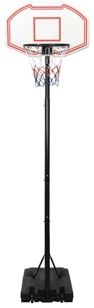 Tabela de basquetebol 282-352 cm polietileno branco