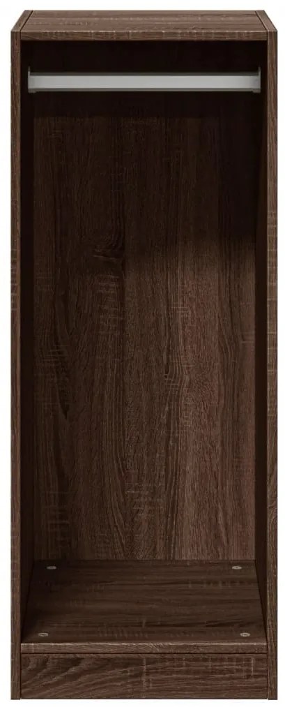 Roupeiro 48x41x102 cm derivados de madeira carvalho castanho