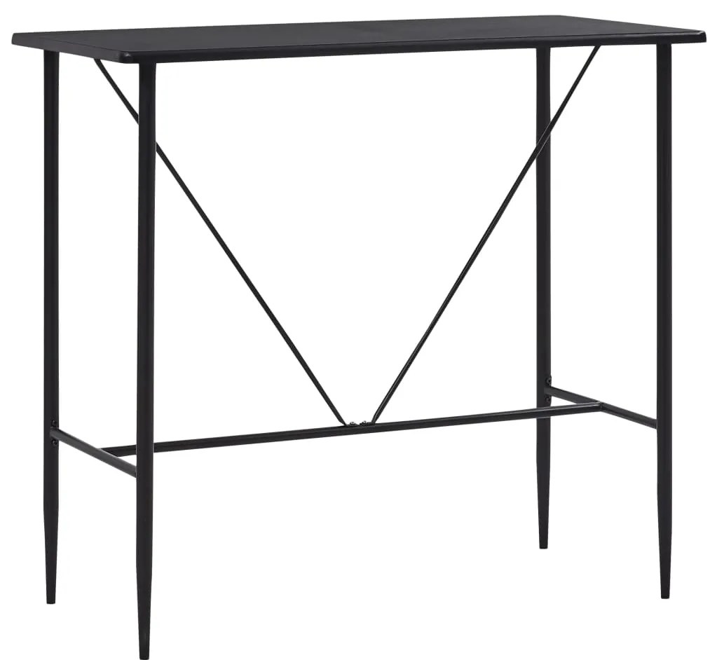 5 pcs conjunto de bar plástico preto