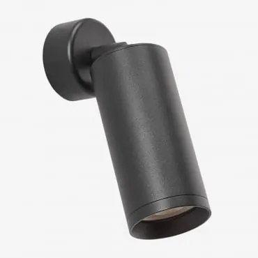 Aplique De Parede Orientável Em Alumínio Walid Preto - Sklum