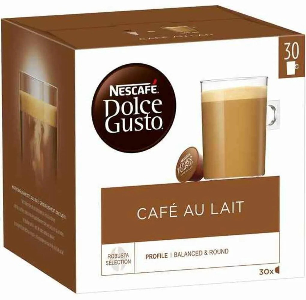 Cápsulas de café Nescafé Dolce Gusto Cafe Au Lait 1 Unidade 30 Unidades