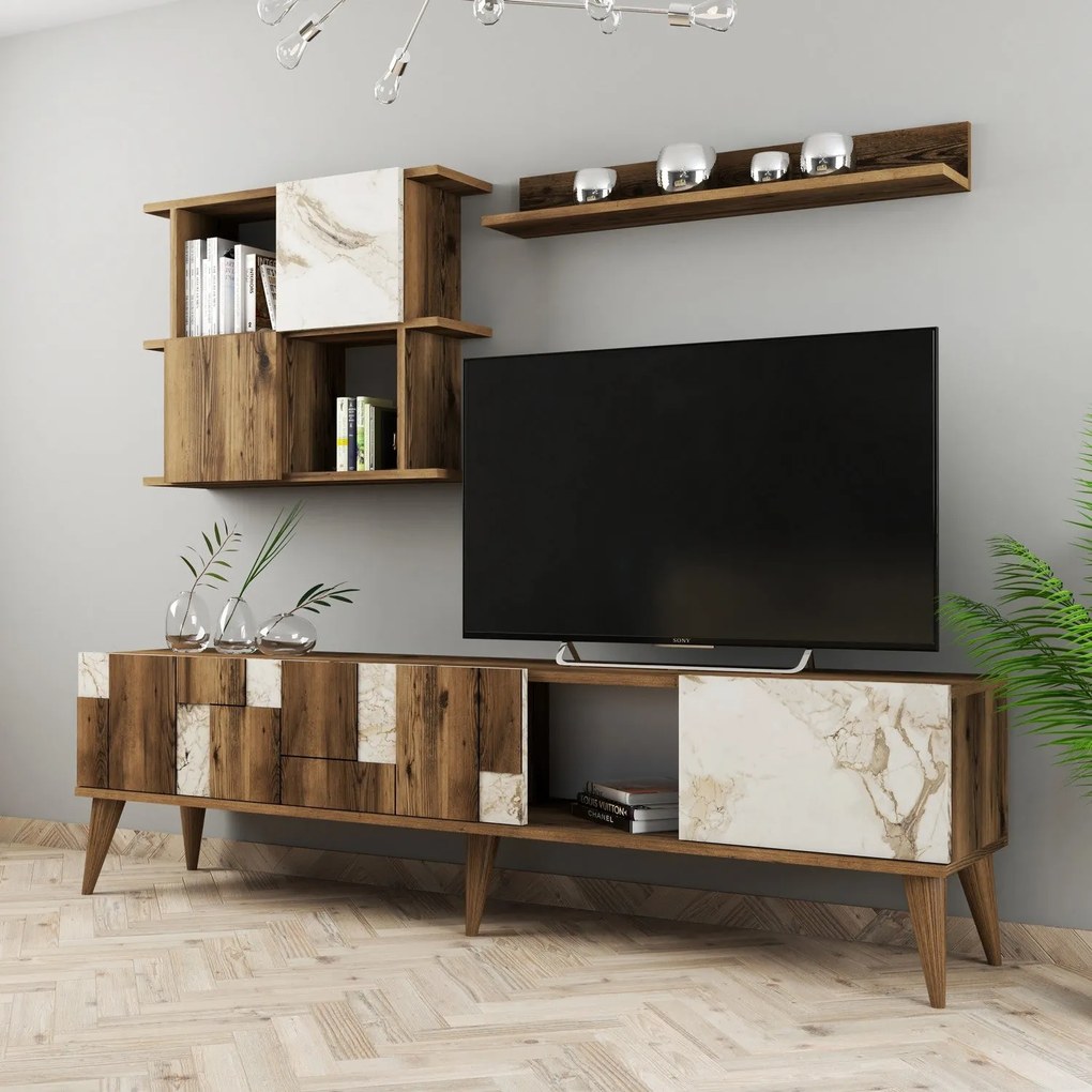 Unidade TV Madrid – Branco Nogueira – 180 x 48,6 x 33,8 cm