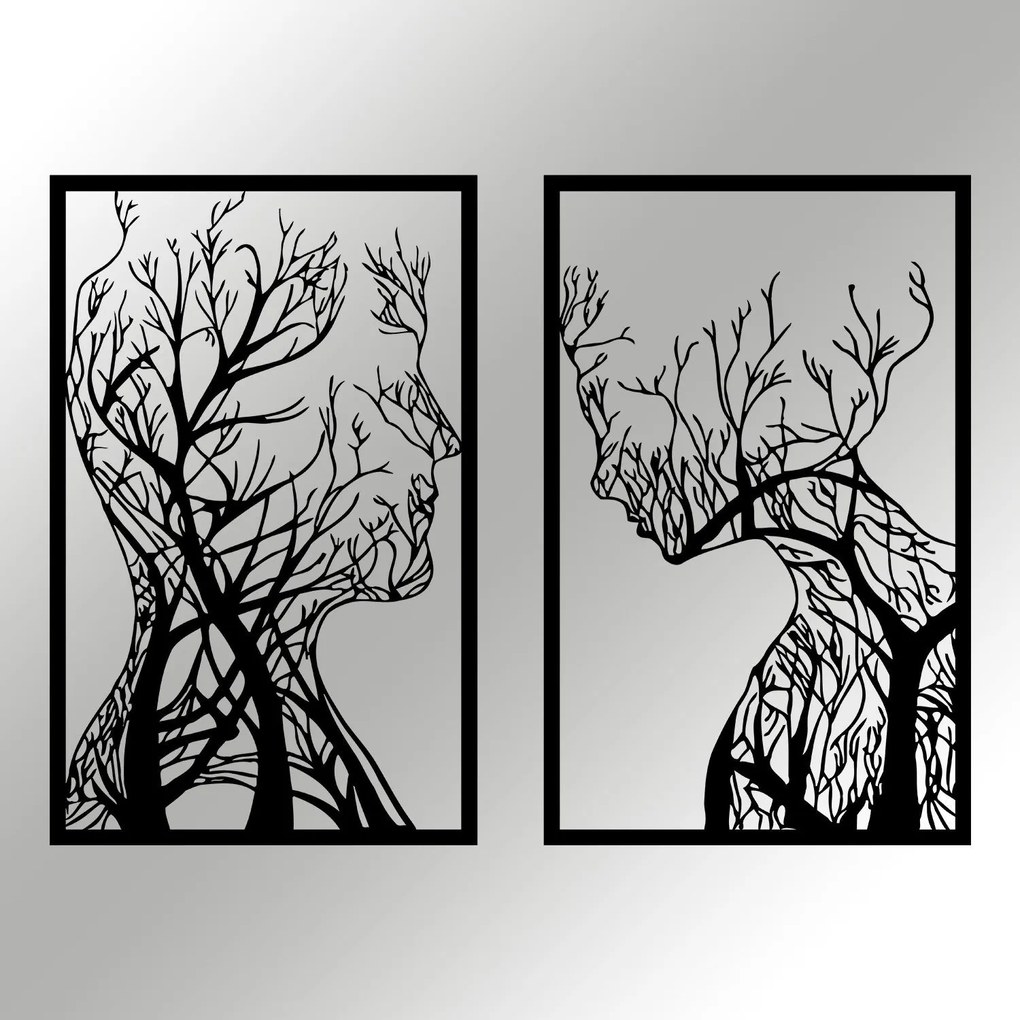 Acessório Decorativo de Parede Lutuf – Preto – 86 x 63 cm