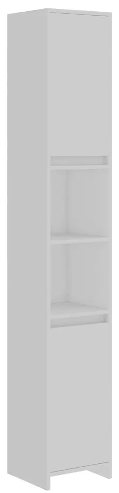 4 pcs conjunto de móveis de casa de banho contraplacado branco