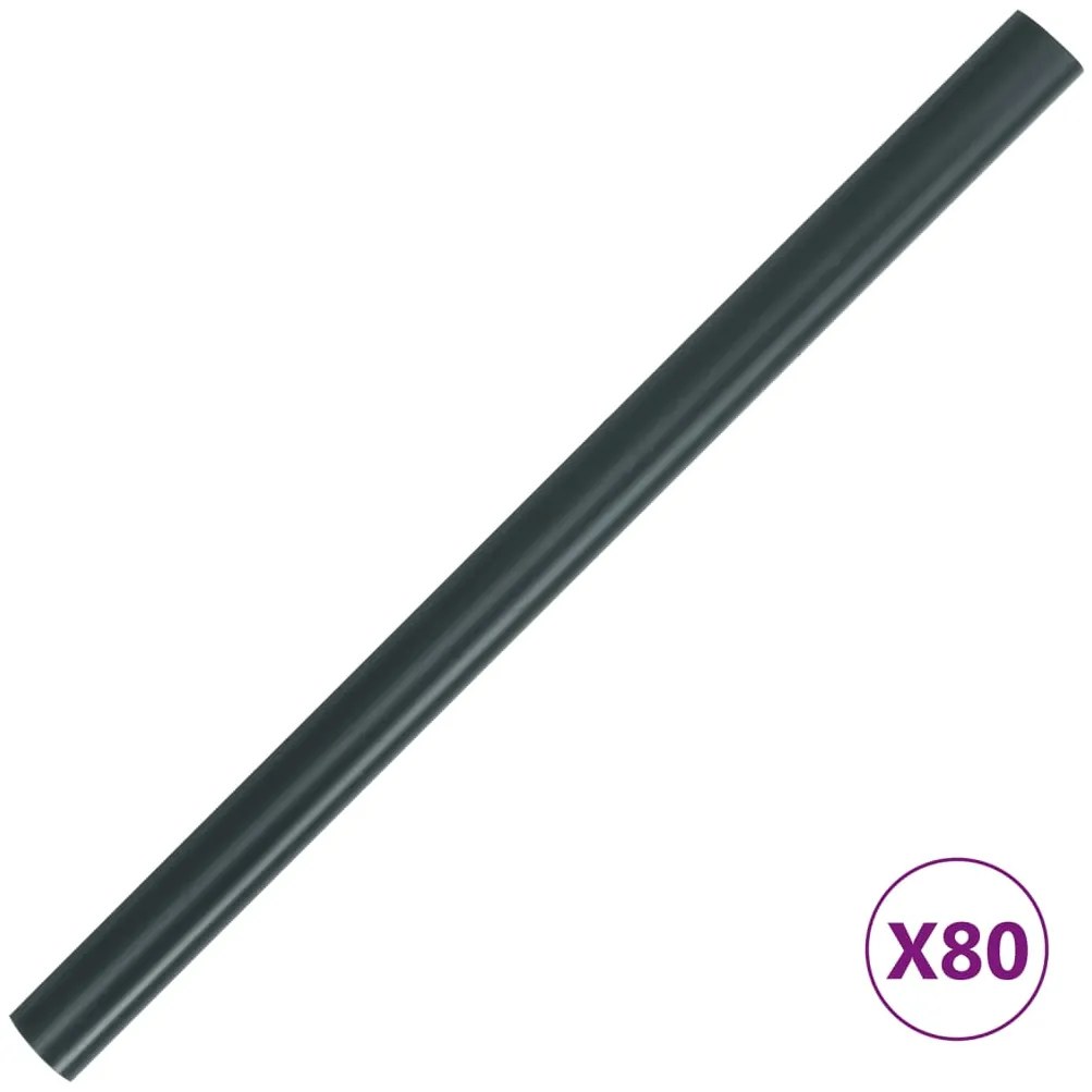 4 pcs painéis privacidade p/ jardim 35x0,19 m PVC verde fosco