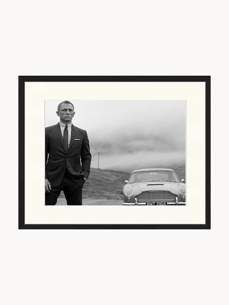 Fotografia emoldurada de Daniel Craig como James Bond