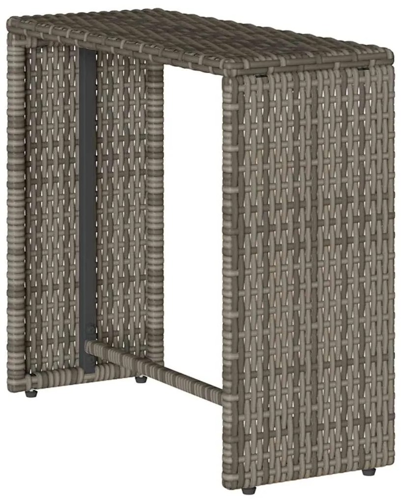 5 pcs conjunto sofás de jardim c/ almofadões empilhável vime PE