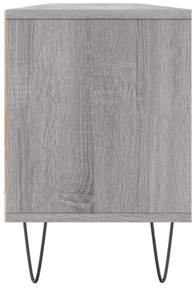 Móvel de TV 150x30x44,5 cm derivados de madeira cinzento sonoma