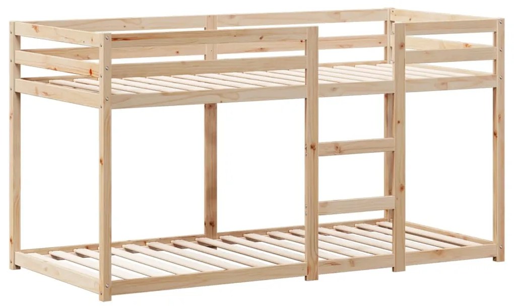 Beliche com telhado 80x200 cm madeira de pinho maciça