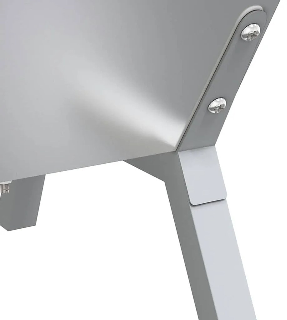 Conjunto de grelhador automático e tabuleiro aço inoxidável