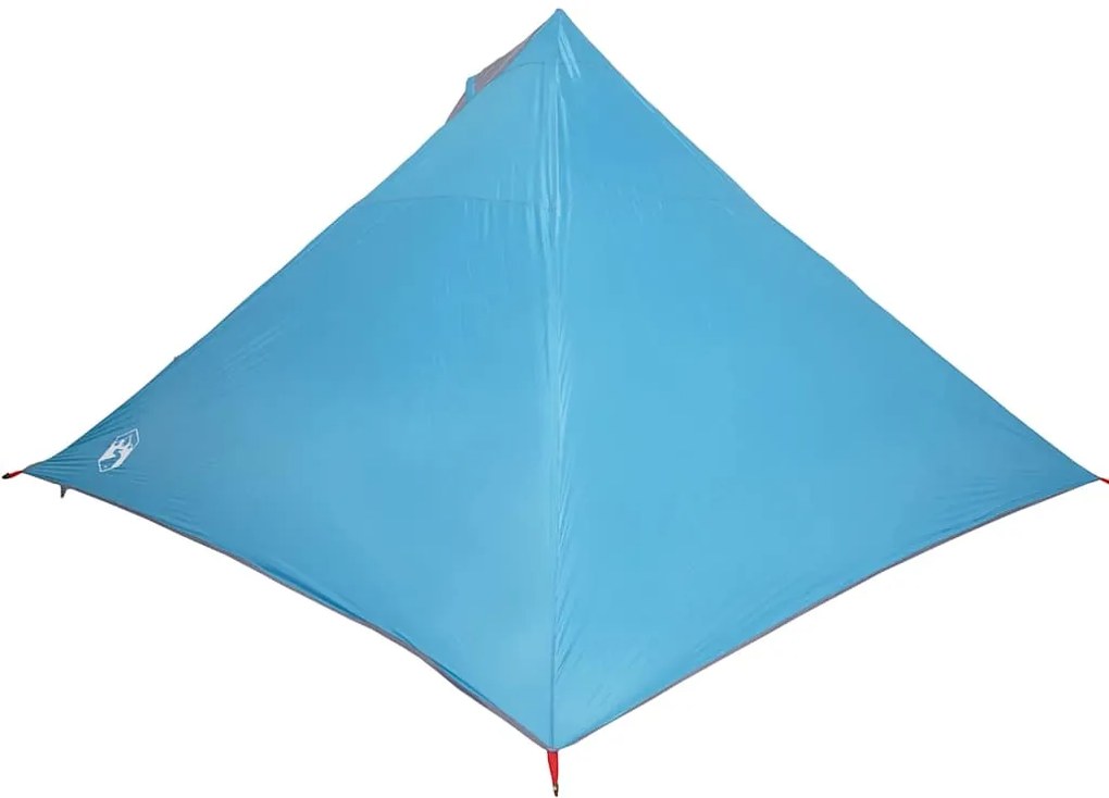 Tenda familiar tipi para 7 pessoas impermeável azul