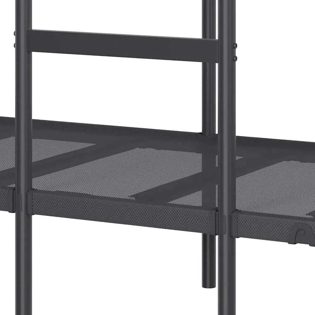 Beliche sem colchão 107x203 cm aço preto