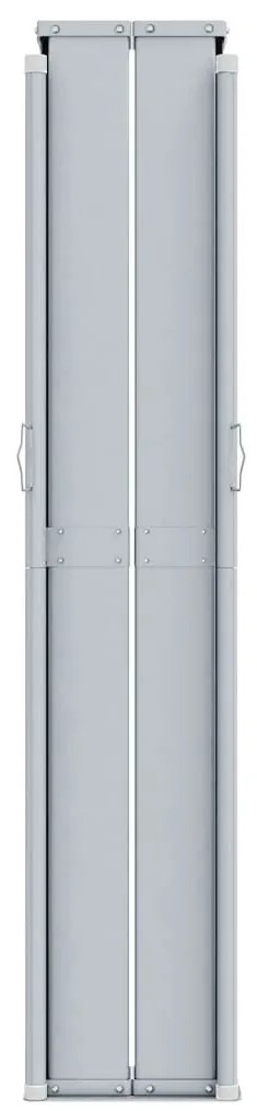 Toldo lateral retrátil 220x1000 cm cor creme