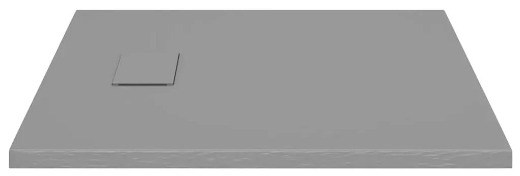 Base de chuveiro SMC 90x90 cm cinzento