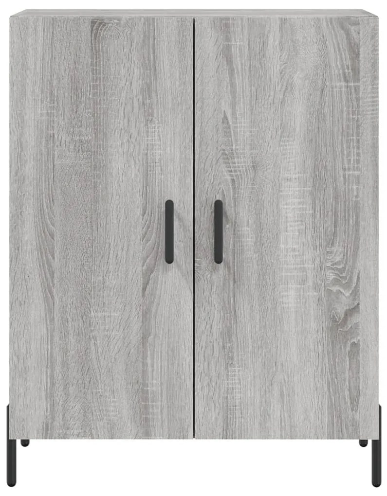 Armário alto 69,5x34x180 cm derivados de madeira sonoma cinza
