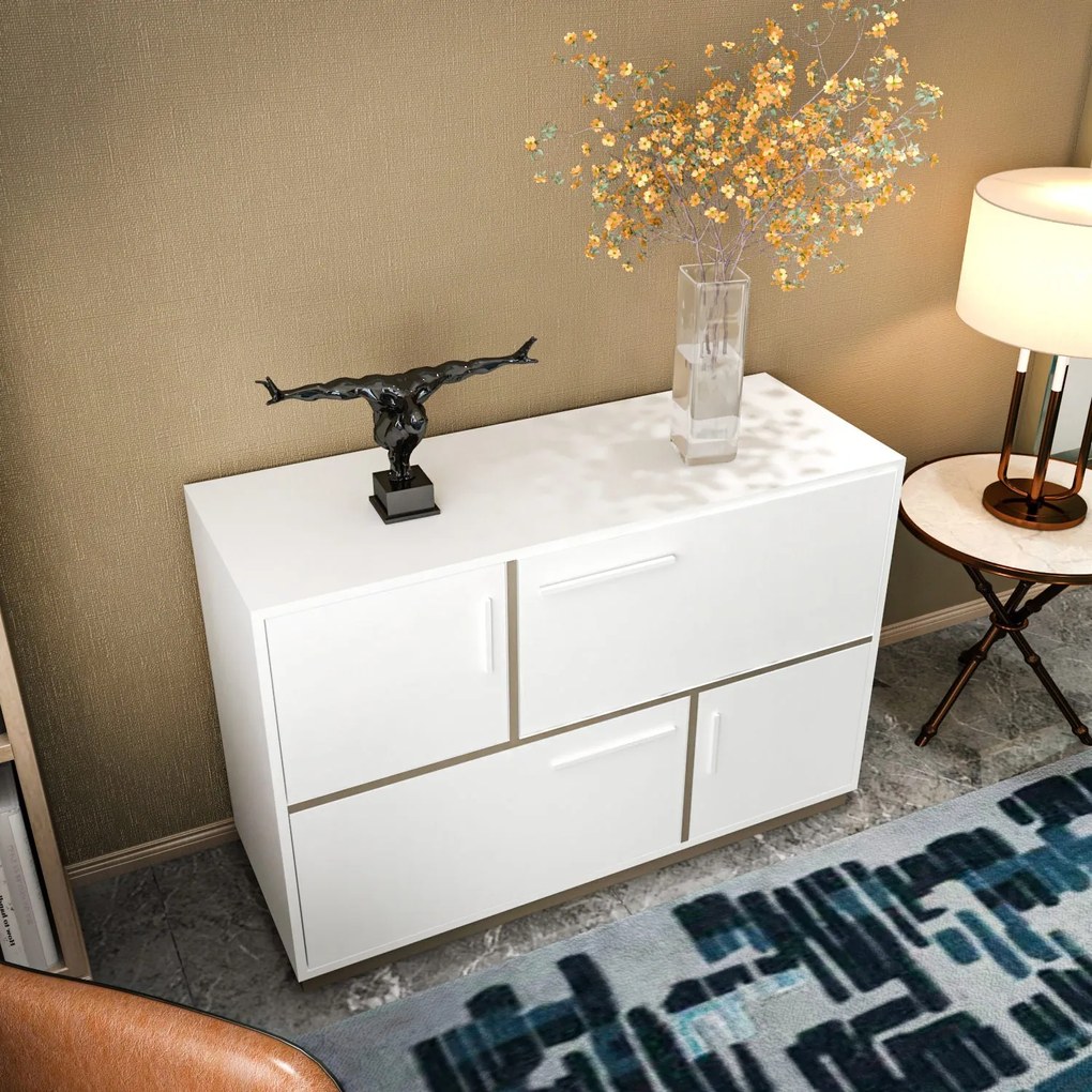 Console Mares – White Grey – 120 cm x 45 cm x 81,6 cm