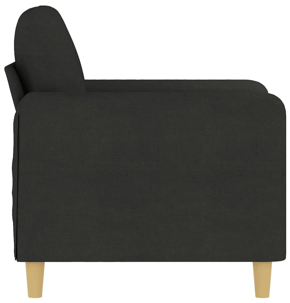 Poltrona 60 cm tecido preto