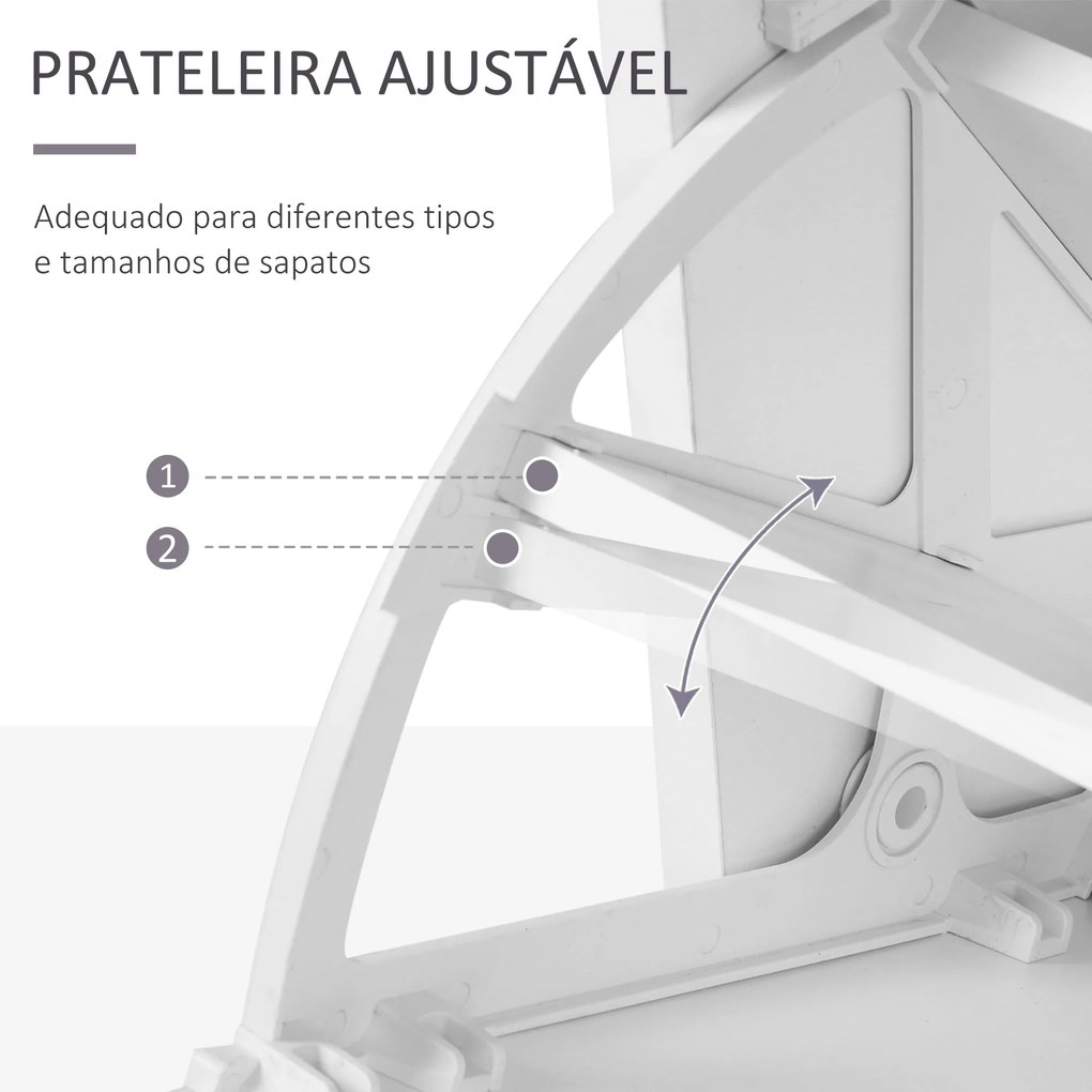 Conjunto de Entrada Dhyana Branco- Sapateira, Espelho e Cabide - Desig