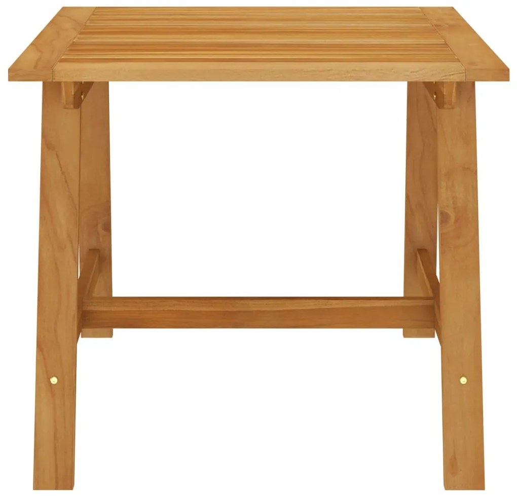 3 pcs conjunto de jantar para jardim com almofadões preto