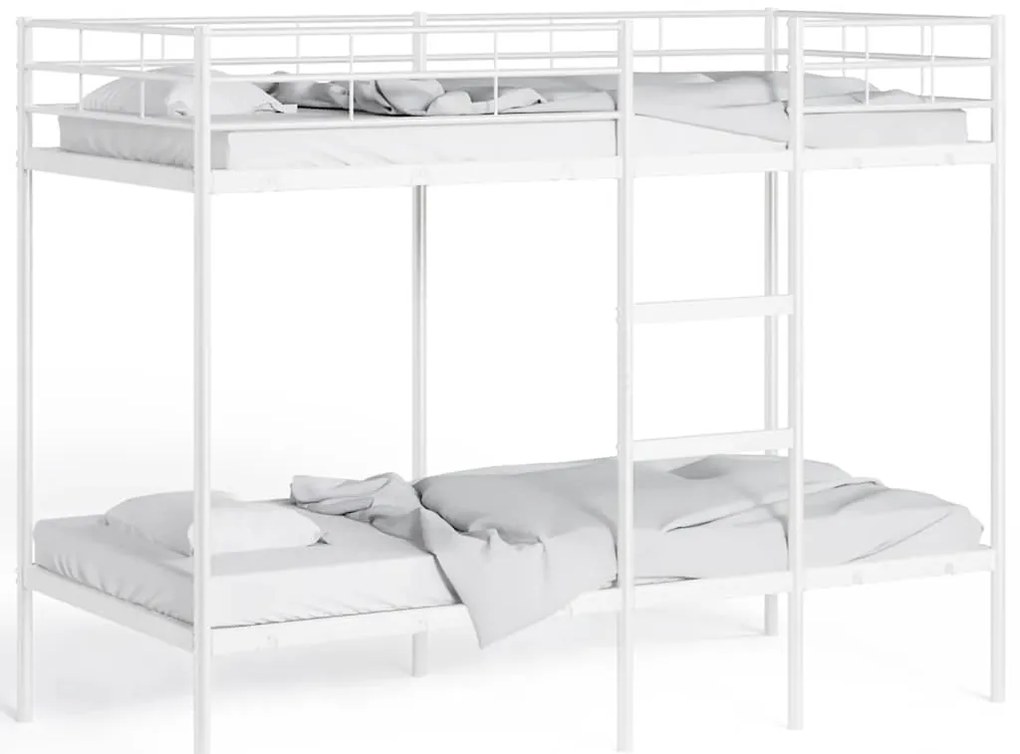 Beliche sem colchão 75x190 cm aço branco