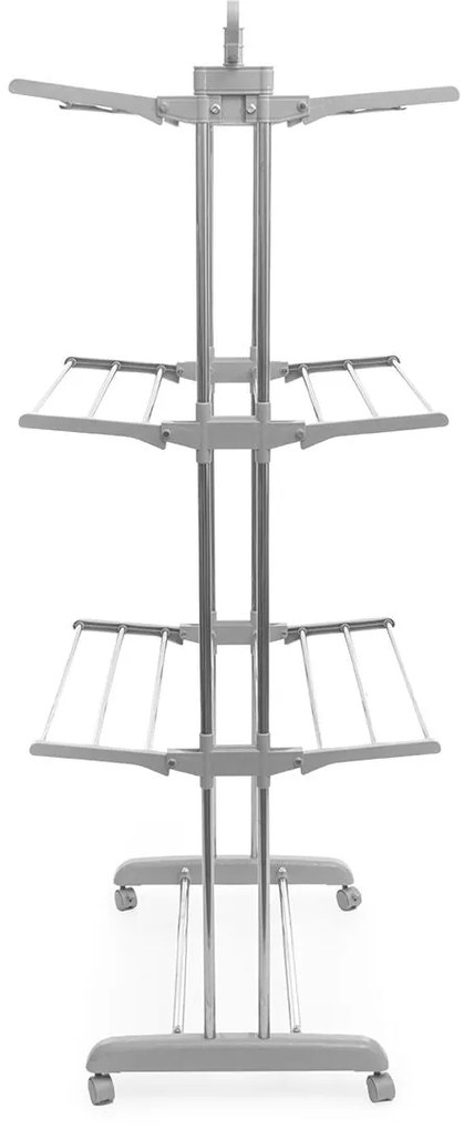 Estendal Dobrável Vertical com Rodas Folver InnovaGoods 24 Barras