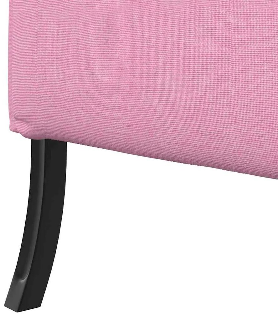 Sofá Alto Rosa 109x56x121 cm Tecido