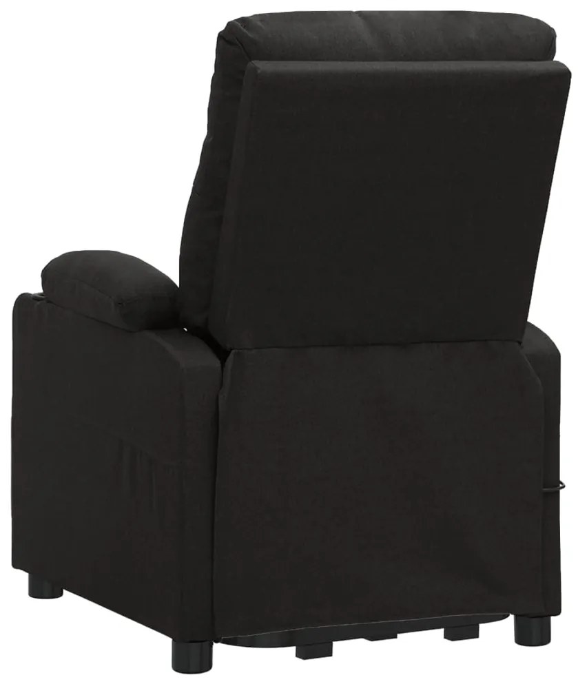 Poltrona de massagens elevatória tecido preto