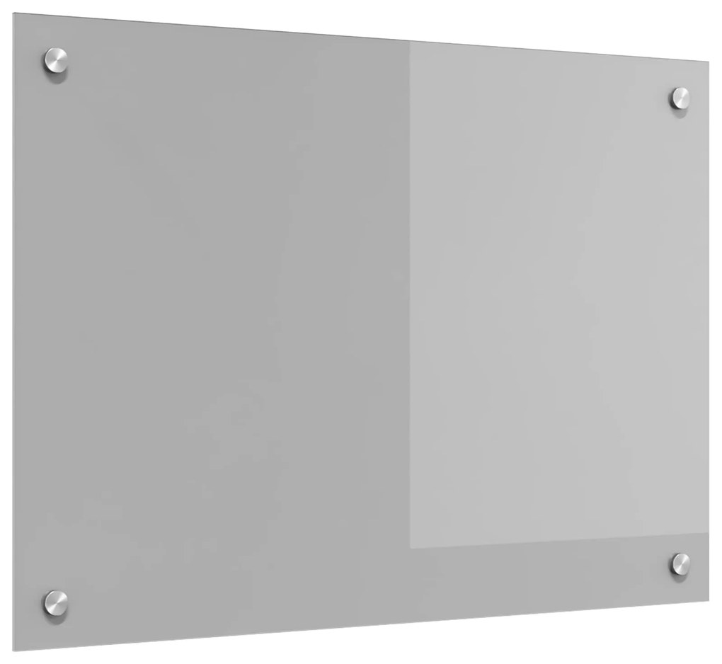 vidaXL Proteção de Cozinha Cinzento-claro 70 x 50 cm vidro temperado