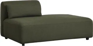 Módulo Divã Direito Para Sofá Modular Fogler Tecido Pele De Borrego Amarelo Curri - Sklum