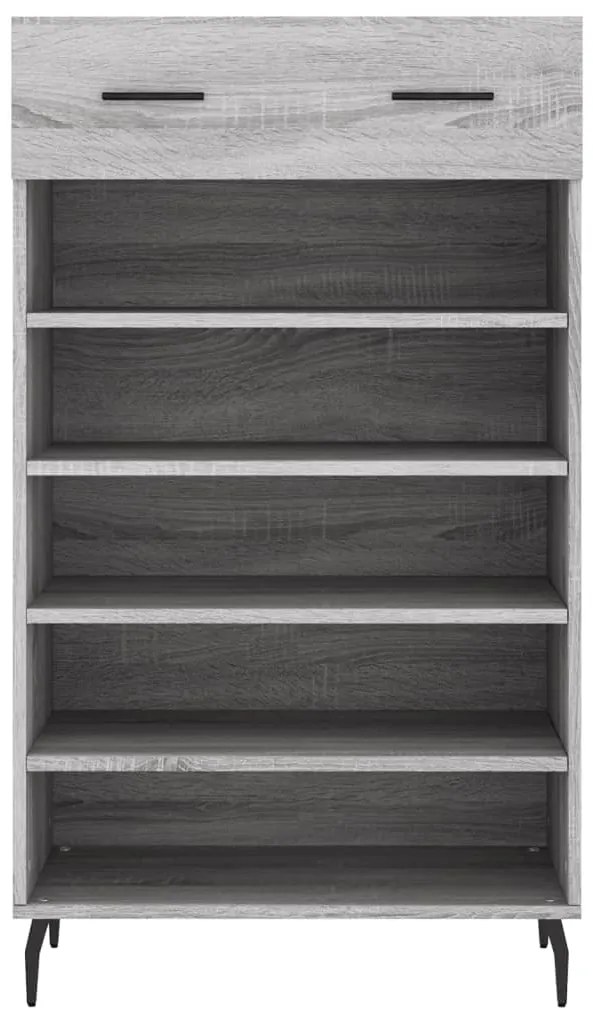 Sapateira 60x35x105 cm derivados de madeira cinzento sonoma