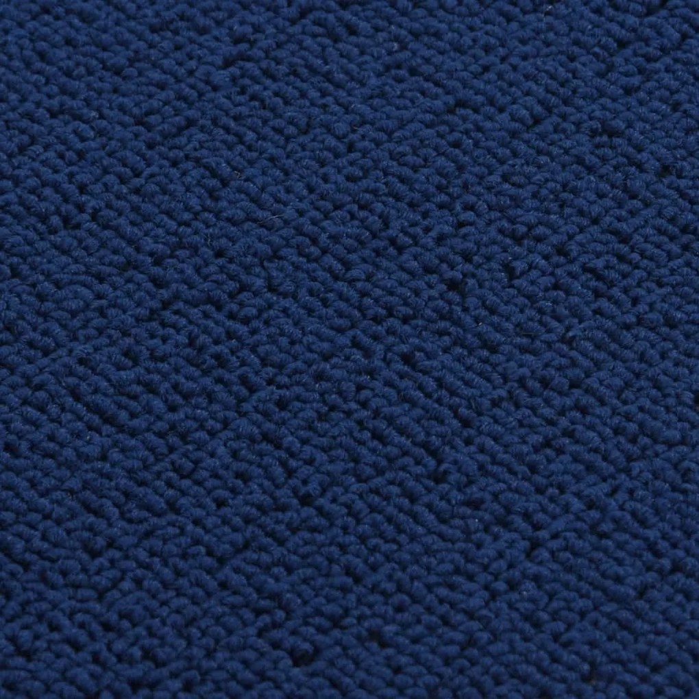 Tapetes antiderrapantes p/ escadas 15 pcs 75x20 cm azul marinho