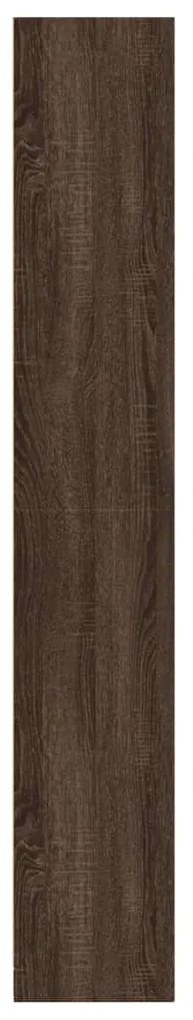 Estante 57x28,5x174 cm derivados de madeira carvalho castanho