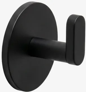 Cabide Adesivo Para Casa De Banho Em Aço Inoxidável Caldrumi Preto Mate - Sklum