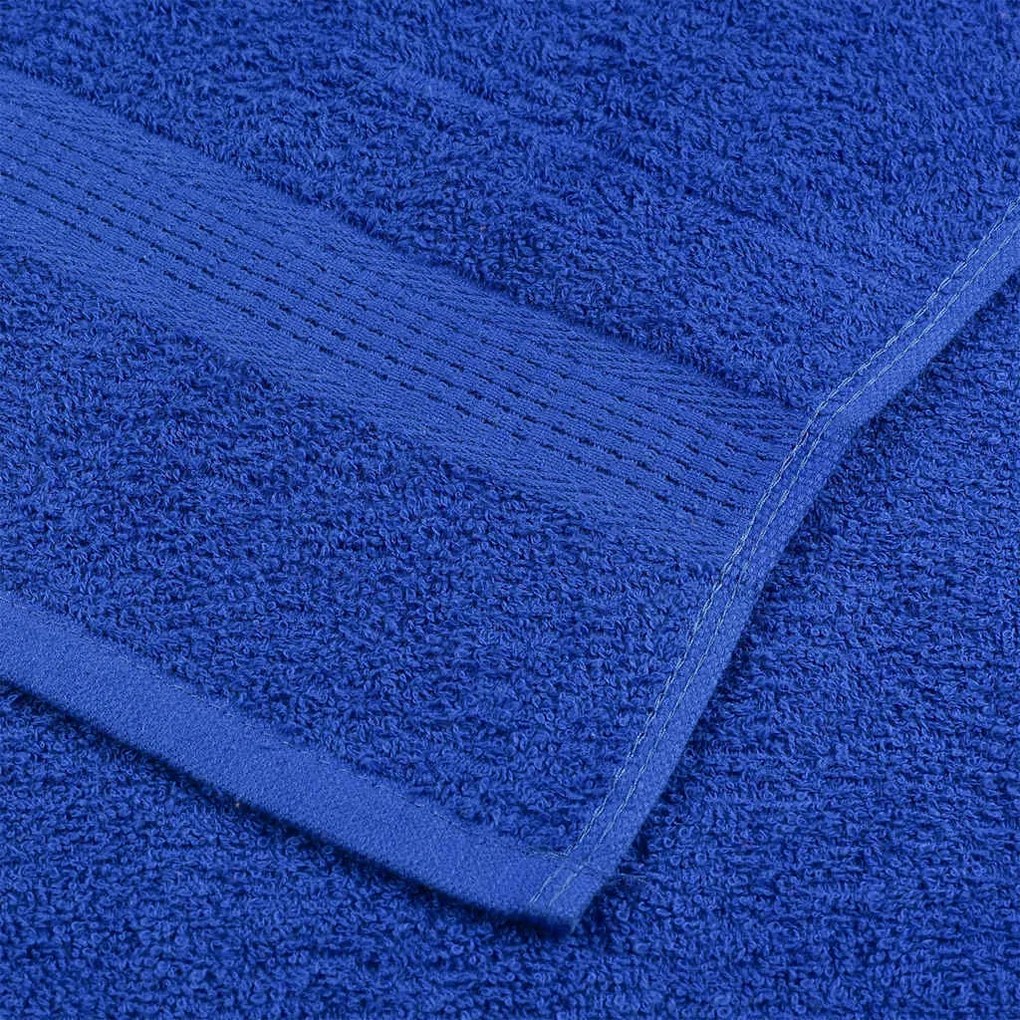 Toalhas de bidé 4 pcs 30x50 cm 360 gsm 100% algodão azul