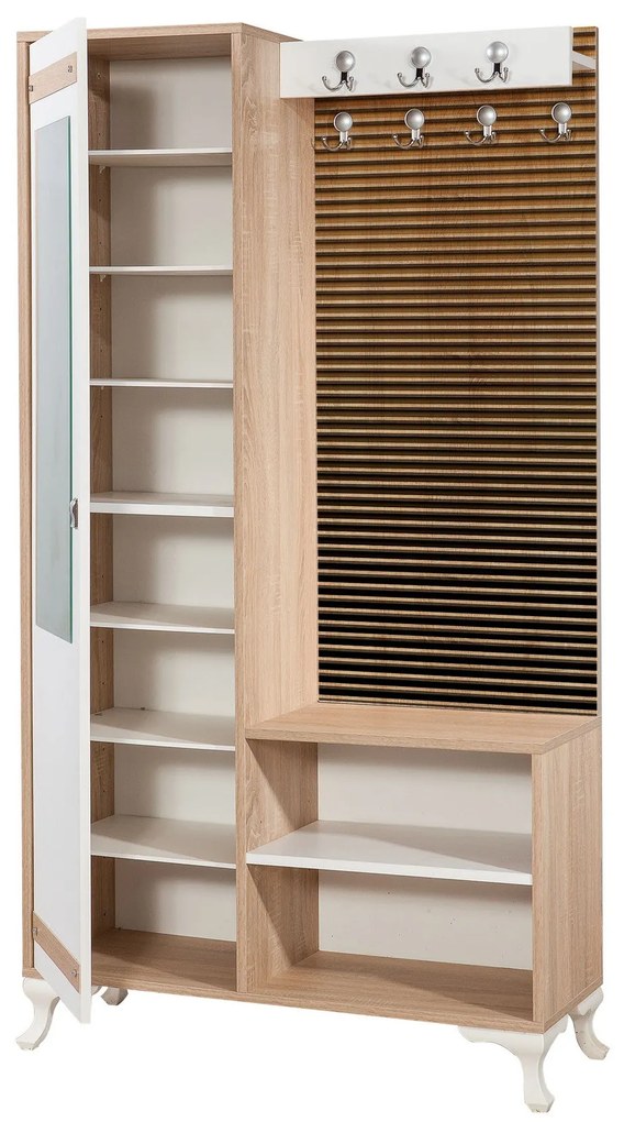 Hall Stand Inci – Carvalho Sonoma – 100x190x36 cm