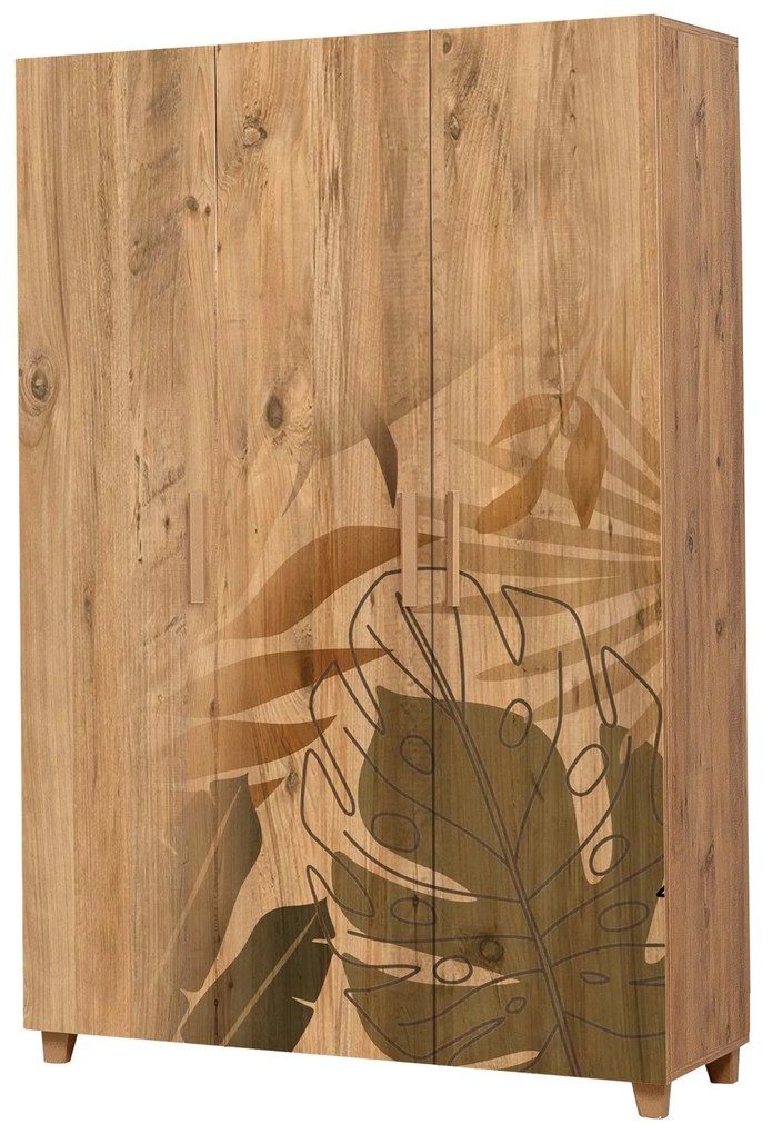Roupeiro Leva Hedera – Atlantic Pine – 120 cm x 189 cm x 48 cm