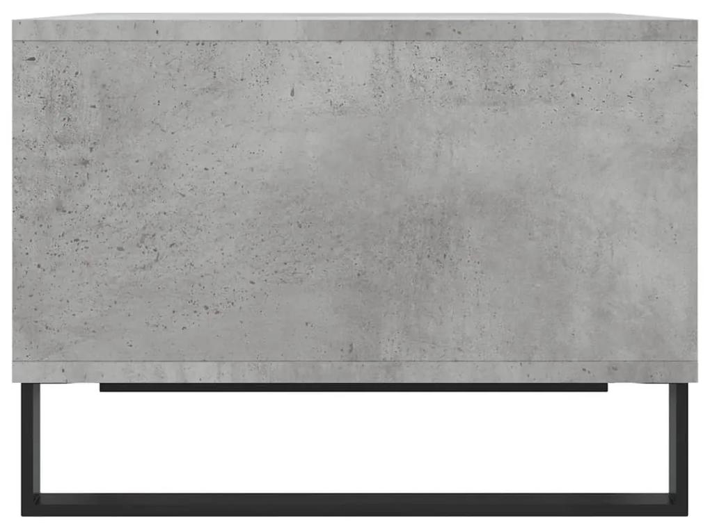 Mesa de centro 60x50x36,5 cm derivados de madeira cinza cimento