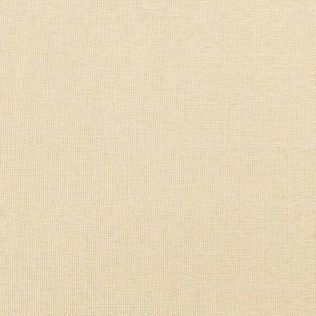 Sofá-cama 2 lugares com duas almofadas tecido cor creme